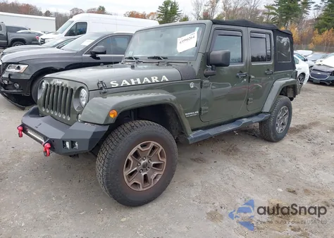 2015 Jeep Wrangler Unlimited Sahara из США, поврежденный, VIN 1C4BJWEG0FL732666